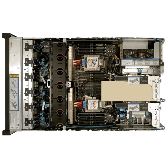 Lenovo ThinkSystem SR650 V3 — vista interna
