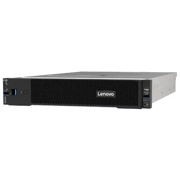 Lenovo ThinkSystem SR650 V3 — vista frontal angulada
